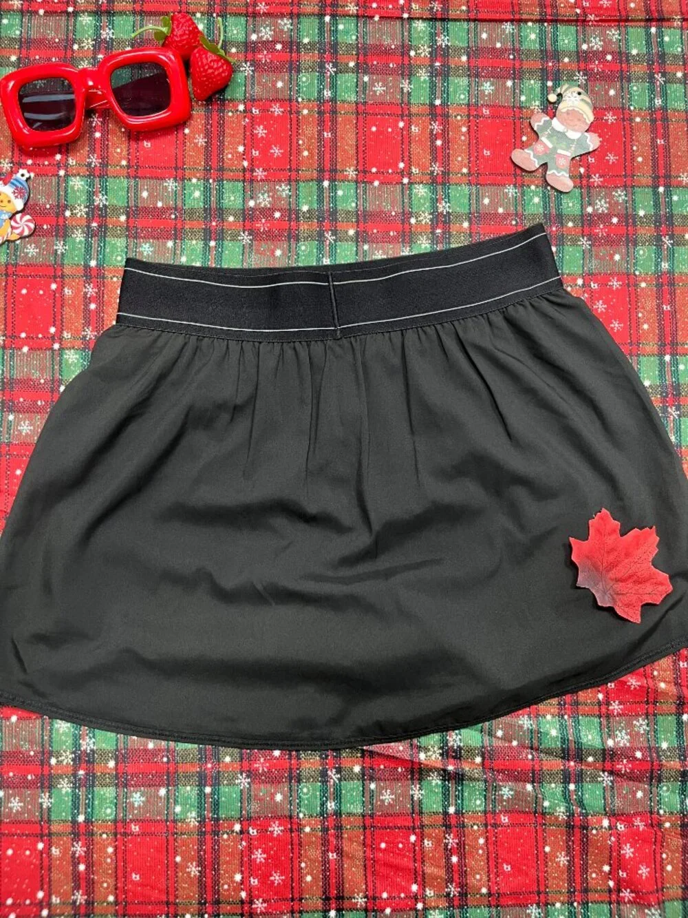 NWT🎎 Alo Yoga Match Point Tennis Skirt Black | Flowy High-Waist Tennis Mini Ski